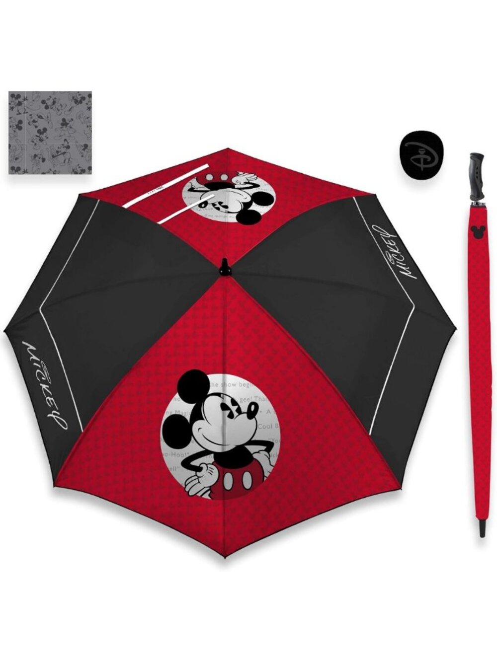 62” WindSheer Lite Umbrella - Disney Mickey Classic, Lightweight & Durable